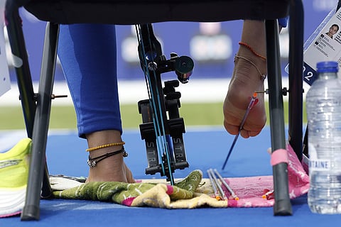 Paris Paralympics 2024 Day 1: Archer Sheetal Devi from India prepares